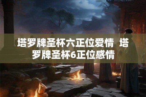塔罗牌圣杯六正位爱情  塔罗牌圣杯6正位感情