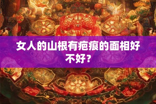 女人的山根有疤痕的面相好不好？