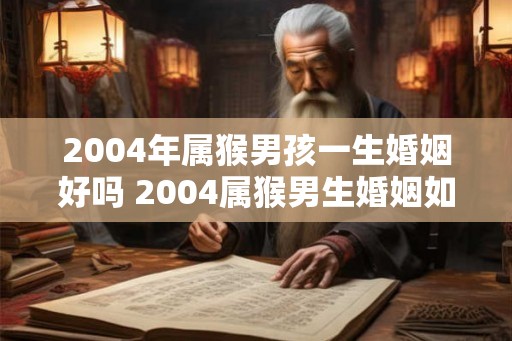 2004年属猴男孩一生婚姻好吗 2004属猴男生婚姻如何
