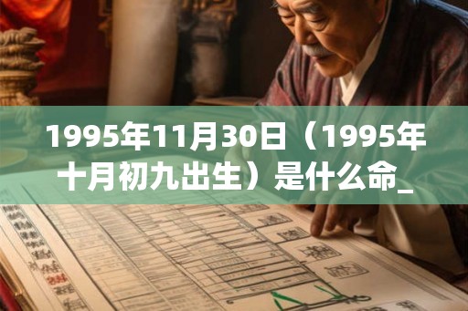 1995年11月30日（1995年十月初九出生）是什么命_命运如何