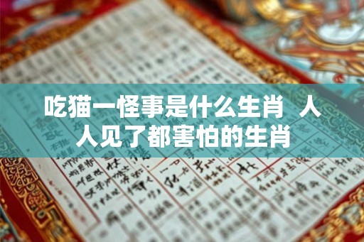 吃猫一怪事是什么生肖  人人见了都害怕的生肖