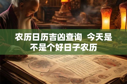 农历日历吉凶查询 今天是不是个好日子农历 农历日历吉凶查询 今天是不是个好日子农历
