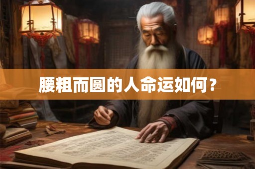 腰粗而圆的人命运如何? 腰粗而圆的人命运如何?