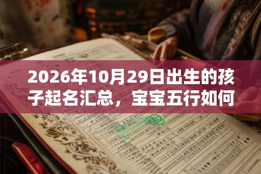 2026年10月29日出生的孩子起名汇总，宝宝五行如何？