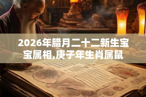 2026年腊月二十二新生宝宝属相,庚子年生肖属鼠 2026年腊月二十二新生宝宝属相,庚子年生肖属鼠