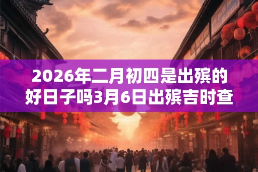 2026年二月初四是出殡的好日子吗3月6日出殡吉时查询