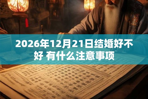 2026年12月21日结婚好不好 有什么注意事项
