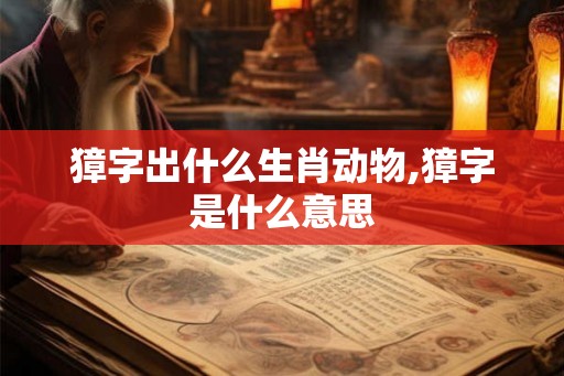 獐字出什么生肖动物,獐字是什么意思