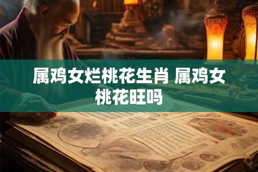 属鸡女烂桃花生肖 属鸡女桃花旺吗