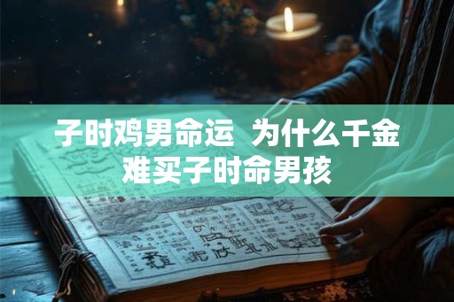 子时鸡男命运 为什么千金难买子时命男孩 子时鸡男命运 为什么千金难买子时命男孩
