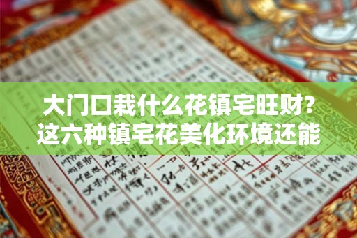 大门口栽什么花镇宅旺财？这六种镇宅花美化环境还能招财！