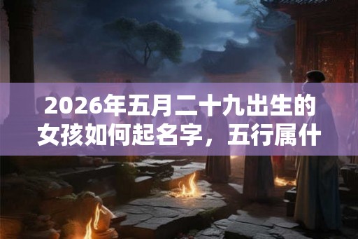 2026年五月二十九出生的女孩如何起名字，五行属什么