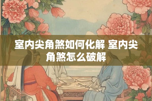 室内尖角煞如何化解 室内尖角煞怎么破解