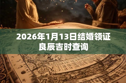 2026年1月13日结婚领证良辰吉时查询