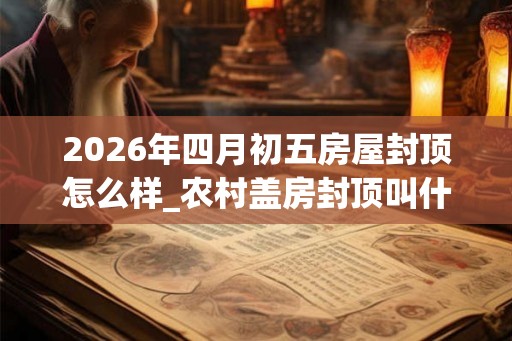 2026年四月初五房屋封顶怎么样_农村盖房封顶叫什么 2026年四月初五房屋封顶怎么样_农村盖房封顶叫什么