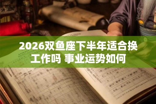 2026双鱼座下半年适合换工作吗 事业运势如何
