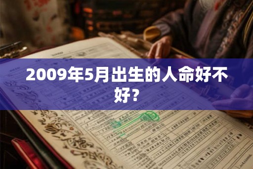 2009年5月出生的人命好不好？