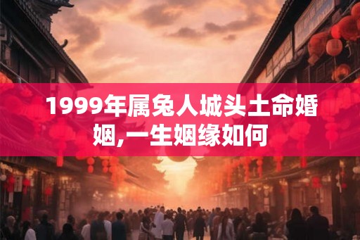 1999年属兔人城头土命婚姻,一生姻缘如何
