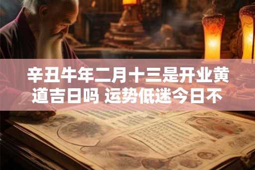 辛丑牛年二月十三是开业黄道吉日吗 运势低迷今日不是