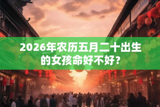 2026年农历五月二十出生的女孩命好不好? 2026年农历五月二十出生的女孩命好不好?