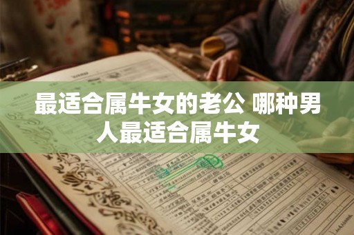 最适合属牛女的老公 哪种男人最适合属牛女