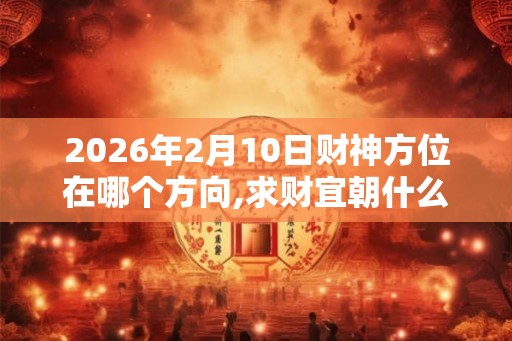 2026年2月10日财神方位在哪个方向,求财宜朝什么方向