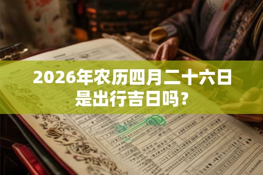 2026年农历四月二十六日是出行吉日吗？