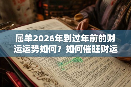 属羊2026年到过年前的财运运势如何？如何催旺财运？