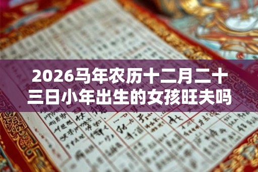 2026马年农历十二月二十三日小年出生的女孩旺夫吗？