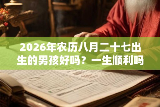 2026年农历八月二十七出生的男孩好吗?一生顺利吗? 2026年农历八月二十七出生的男孩好吗?一生顺利吗?
