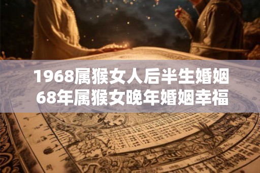 1968属猴女人后半生婚姻 68年属猴女晚年婚姻幸福吗