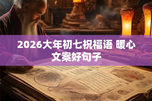 2026大年初七祝福语 暖心文案好句子