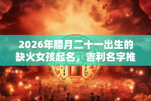 2026年腊月二十一出生的缺火女孩起名,吉利名字推荐 2026年腊月二十一出生的缺火女孩起名,吉利名字推荐