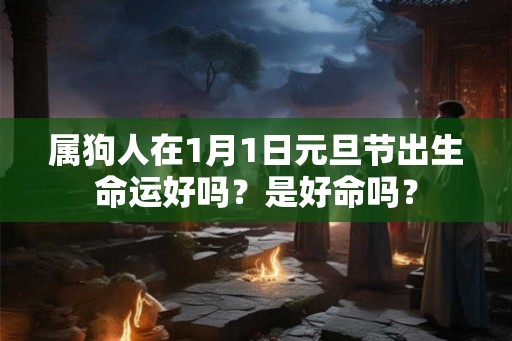 属狗人在1月1日元旦节出生命运好吗？是好命吗？