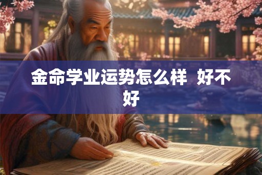 金命学业运势怎么样 好不好 金命学业运势怎么样 好不好