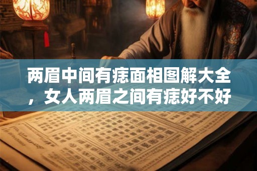 两眉中间有痣面相图解大全，女人两眉之间有痣好不好？