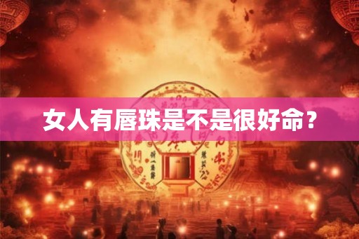 女人有唇珠是不是很好命? 女人有唇珠是不是很好命?