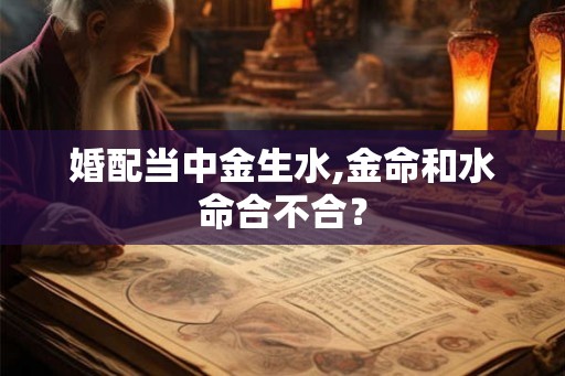 婚配当中金生水,金命和水命合不合？