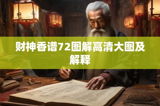 财神香谱72图解高清大图及解释