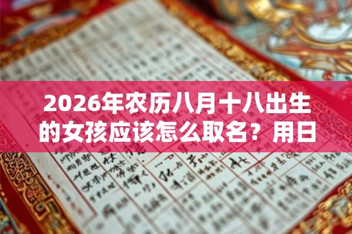2026年农历八月十八出生的女孩应该怎么取名？用日柱论命看如何？