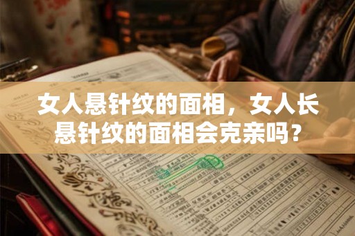 女人悬针纹的面相，女人长悬针纹的面相会克亲吗？
