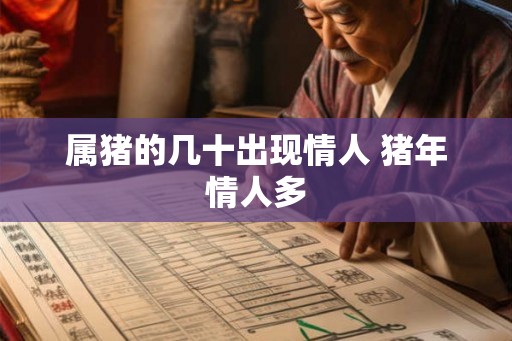 属猪的几十出现情人 猪年情人多