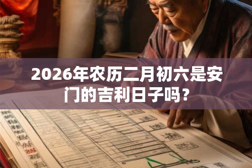 2026年农历二月初六是安门的吉利日子吗？
