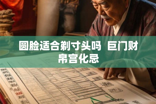 圆脸适合剃寸头吗  巨门财帛宫化忌