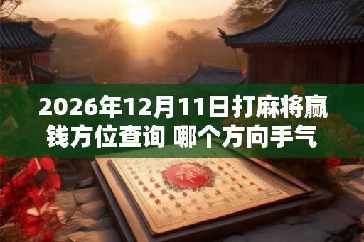 2026年12月11日打麻将赢钱方位查询 哪个方向手气佳