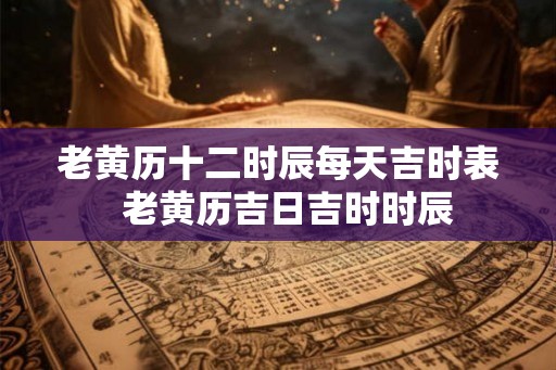 老黄历十二时辰每天吉时表 老黄历吉日吉时时辰 老黄历十二时辰每天吉时表 老黄历吉日吉时时辰
