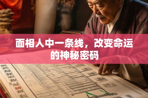 面相人中一条线,改变命运的神秘密码 面相人中一条线,改变命运的神秘密码