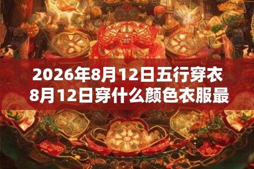 2026年8月12日五行穿衣 8月12日穿什么颜色衣服最旺运