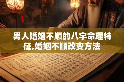 男人婚姻不顺的八字命理特征,婚姻不顺改变方法
