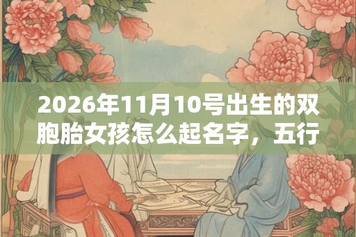 2026年11月10号出生的双胞胎女孩怎么起名字,五行属什么? 2026年11月10号出生的双胞胎女孩怎么起名字,五行属什么?